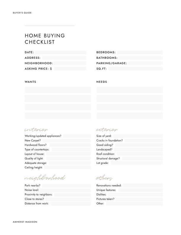 Buyer's Guide
