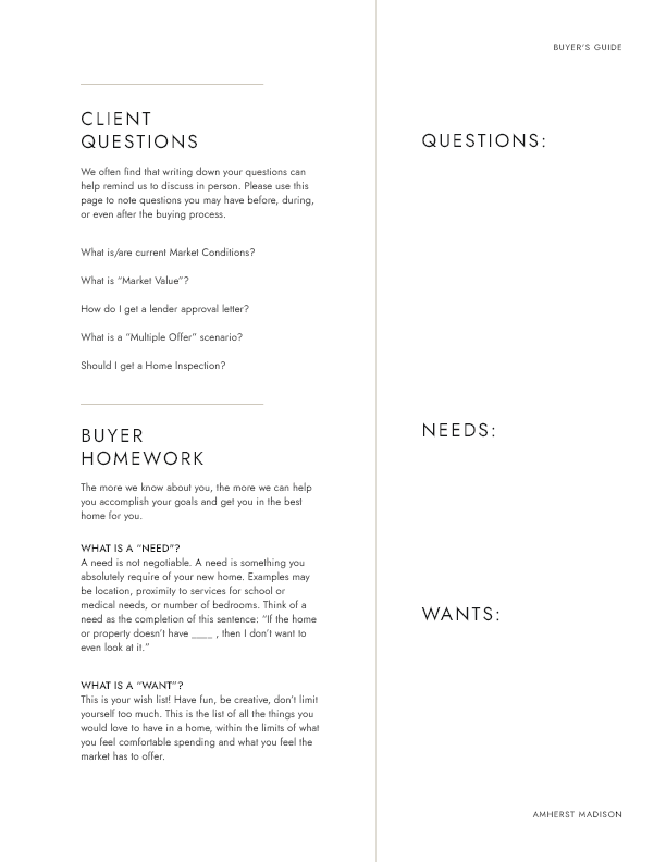 Buyer's Guide
